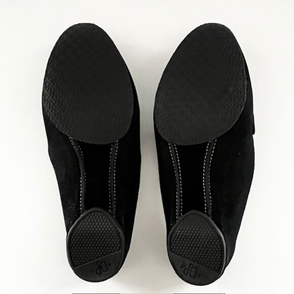 Donald Pliner Black Metallic Slip-On Mule Shoe Loafer Style Bless Women Size 7 - Picture 6 of 7